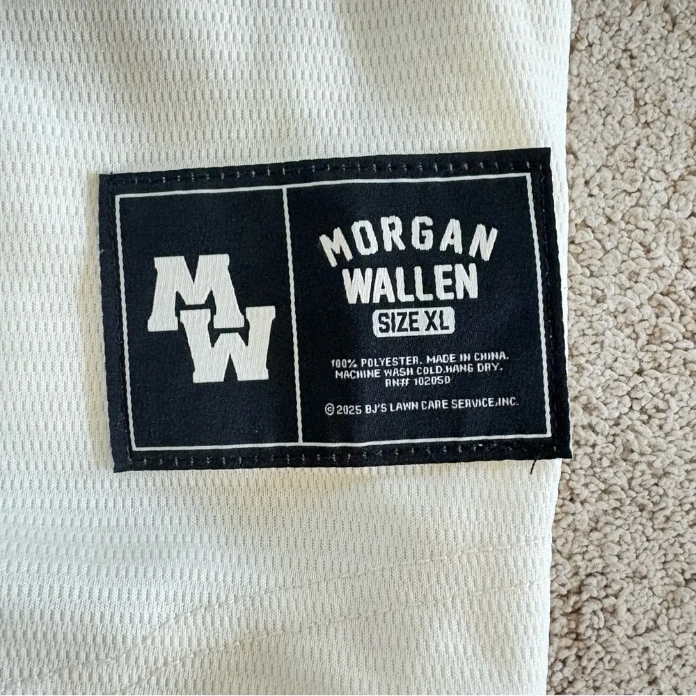 Morgan Wallen I’m The Problem 2025 Tour Official Merch Baseball Jersey Size XL - Picture 5 of 9